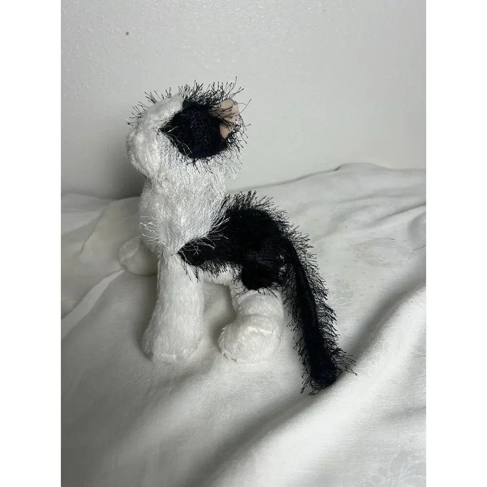 GANZ Webkinz Plush Black & White Cat HS016 LIL’ KINZ NO CODE